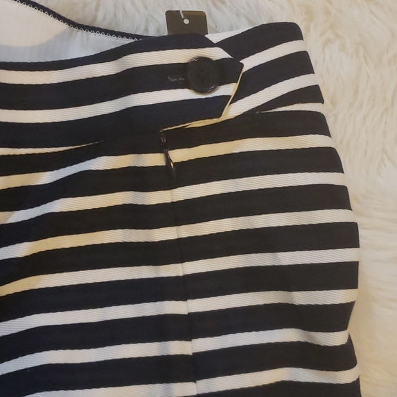 COPY - COPY - J. CREW NAVY  & WHITE  STRIPED SHORTS - Picture 5 of 5
